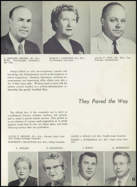 Explore 1957 Montgomery Blair High School Yearbook, Silver Spring MD - Classmates