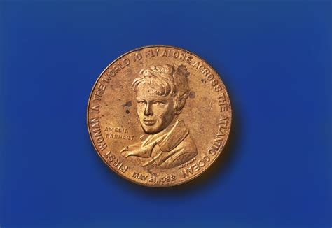 Medal, Amelia Earhart First Woman to Cross the Atlantic Solo | National ...