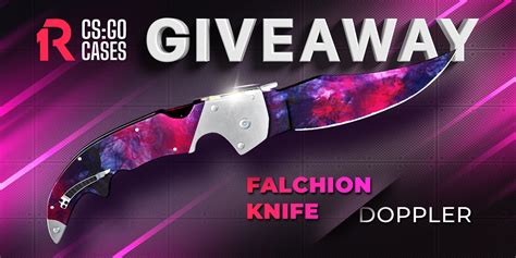 R1-skins.com on Twitter: "Falchion Knife | Doppler GIVEAWAY! 👀🎉 Let's ...