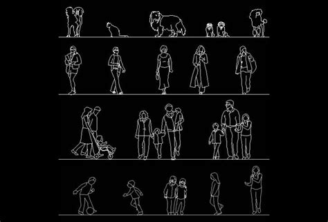 Download Free AutoCAD Human Figure Library