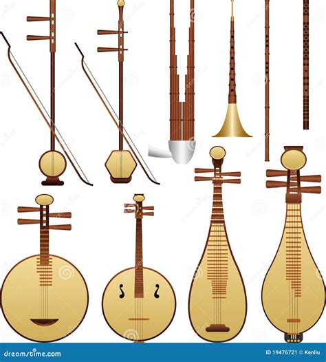 Chinese Music Instruments Stock Image - Image: 19476721