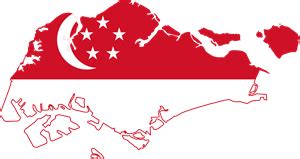 Flag map of Singapore Logo PNG Vector (EPS) Free Download