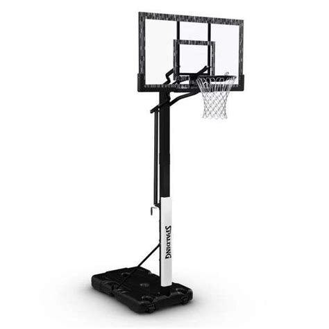 Spalding 60" Acrylic Portable Basketball Hoop System - Matthews Auctioneers