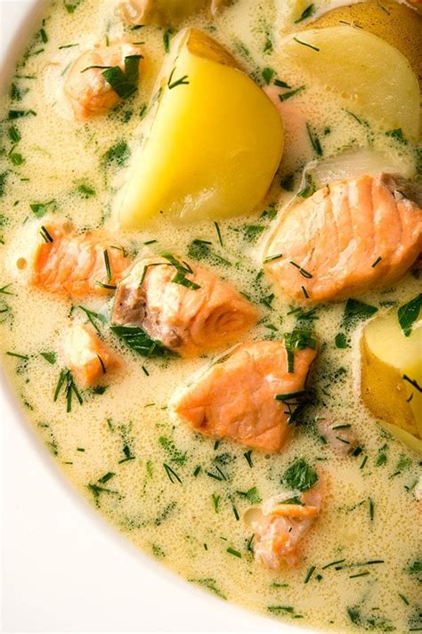 Salmon Soup Recipe - A Recipe for Icelandic Salmon Soup