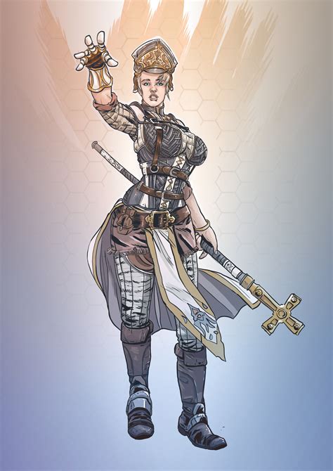 ArtStation - DnD Character Illustration - Cleric