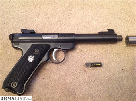 ARMSLIST - For Sale: Ruger Mark 2 Threaded Bull Barrel