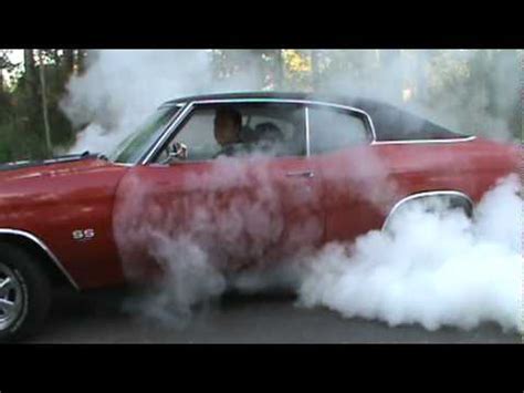 1970 CHEVELLE SS BURNOUT - YouTube