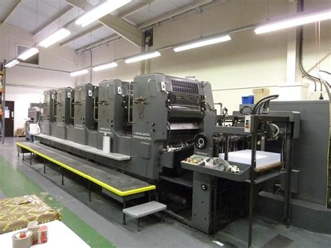 Five colour used offset printing machines HEIDELBERG SM 72 F 5 COLOUR OFFSET