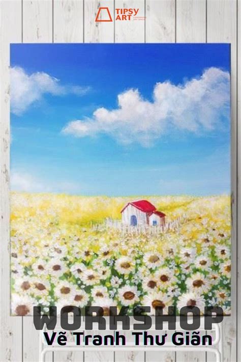 " Eternal Sunshine " Acrylic Painting WORKSHOP BY TIPSY ART | Nghệ thuật, Tranh nghệ thuật, Tranh