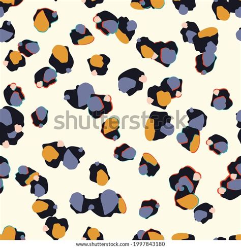 Leopard Spots Seamless Pattern Design Vector Stock Vector (Royalty Free ...