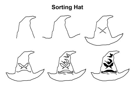 How To Draw The Sorting Hat Step By Step at Drawing Tutorials