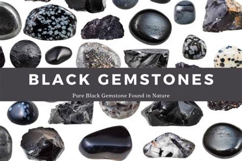 Black Gemstone | 8 Pure Black Gemstone Found in Nature - Beadnova