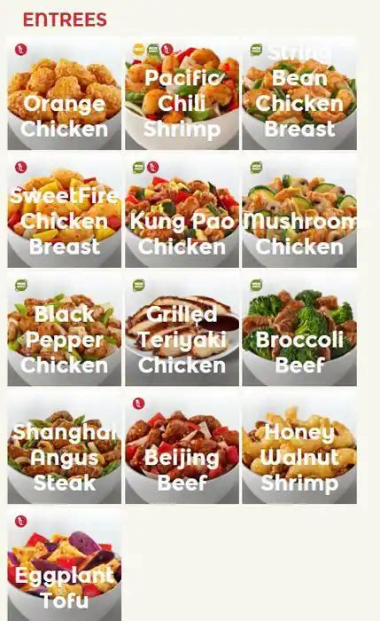 Panda Express Menu, Menu for Panda Express, Bellaire, Houston ...