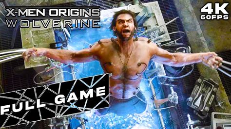 X-MEN ORIGINS WOLVERINE Game Walkthrough (4K 60FPS FULL GAME) - YouTube