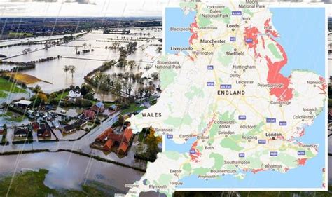 Staggering flood map exposes areas that may be underwater by 2030 | UK | News | Express.co.uk