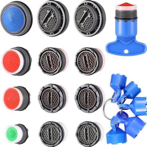 12 Pieces Faucet Aerator Replacement for Sink Aerators and 5 Pieces ...