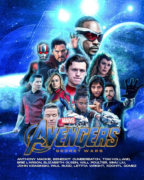 A fan-poster I made for Avengers : Secret Wars : marvelstudios