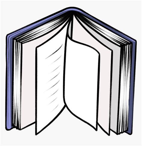 Standing Open Book Drawing, HD Png Download , Transparent Png Image ...