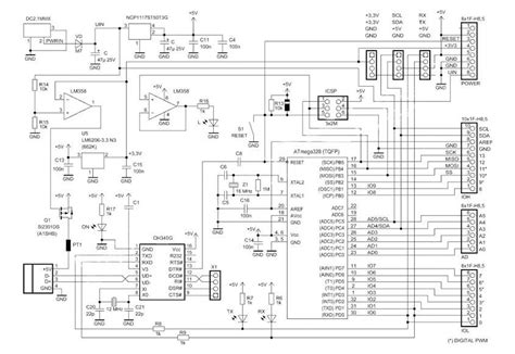 Circuit Diagram For Arduino Uno R3