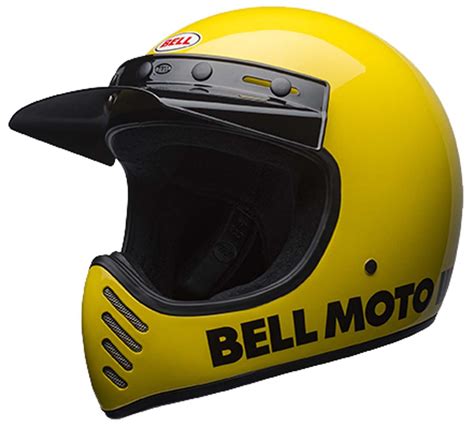 Bell Moto 3 Helmet Full Face Motorcycle Classic Vintage DOT | eBay