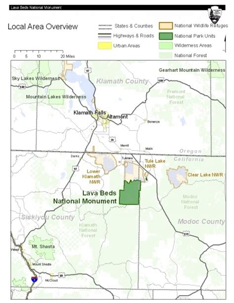 Lava Beds National Monument Map - Maping Resources