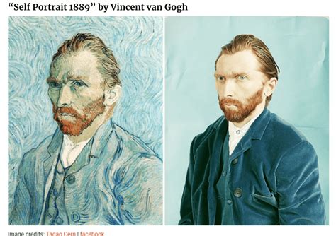 Self Portrait 1889 by Vincent van Gogh