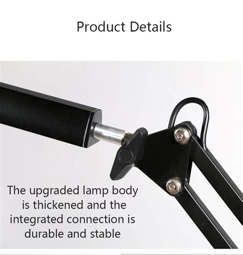 Flexible Led Desk Lamp Clip Home Office Modern Table Lamp Adjustable Folding Reading Light - Buy ...