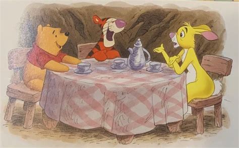 winnie the pooh, tigger and rabbit