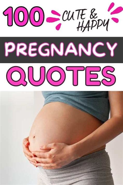 100 Cute & Happy Pregnancy Quotes for Expecting Moms - Conquering Motherhood