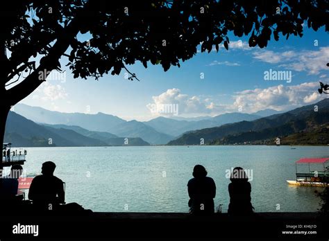 Fewa Lake of Pokhara, Nepal Stock Photo - Alamy