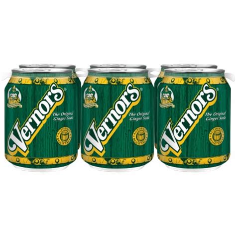 Vernors Ginger Ale, 6 Cans/8 Fl Oz - Fry’s Food Stores