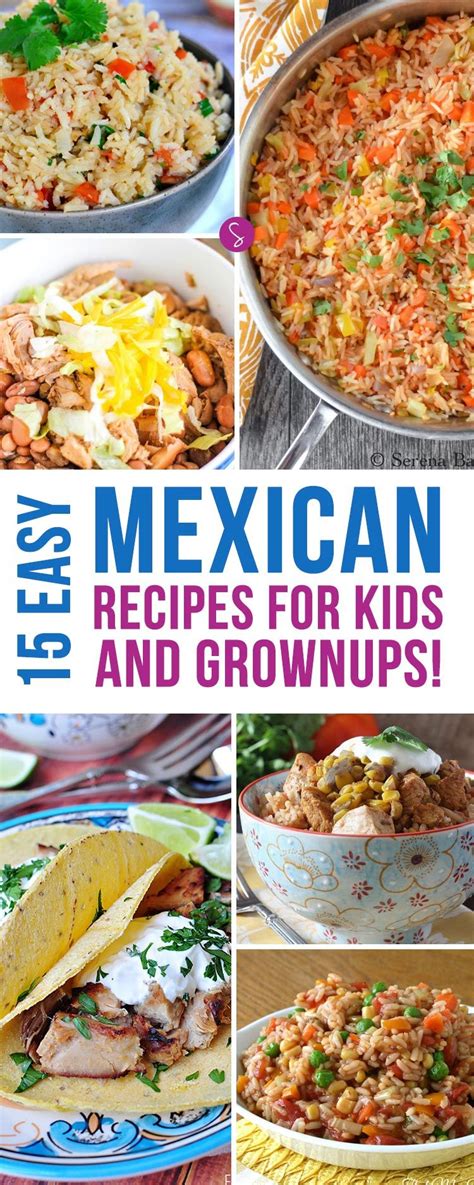 These easy Mexican recipes are perfect for kid friendly family meals because everyone can get ...