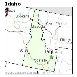 Rigby, Idaho (map) | Singing of Idaho | Pinterest