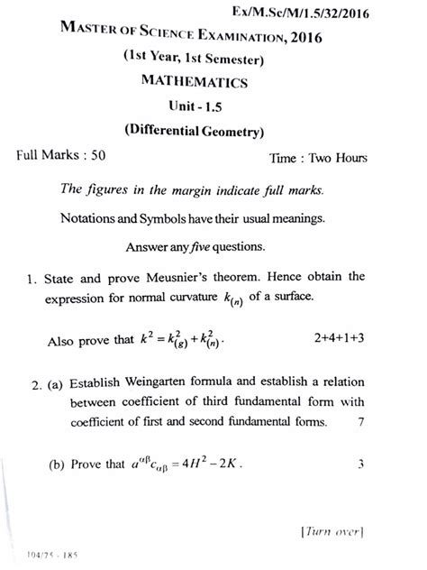 Differential Geometry | PDF | Curvature | Metric Geometry