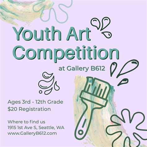 Youth Art Competition 2023 with Gallery B612 in SODO - Seattle Art ...