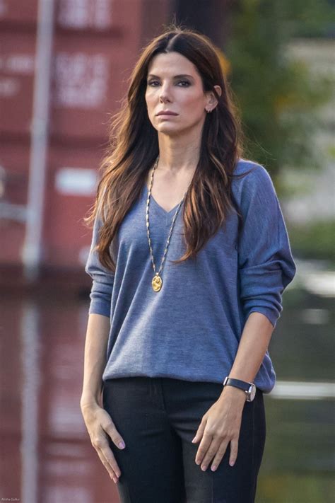 SANDRA BULLOCK on the Set of ‘Ocean 8’ in Brooklyn 10/21/2016 – HawtCelebs