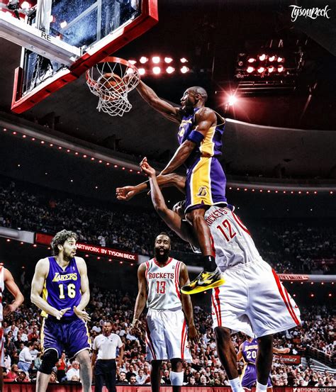 SICK Graphic of The Day! Kobe Bryant Dunking On Dwight Howard Playing ...