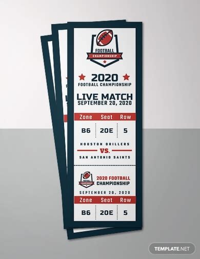 Sporting Event Ticket - 13+ Examples, Illustrator, Design, Word, Pages ...