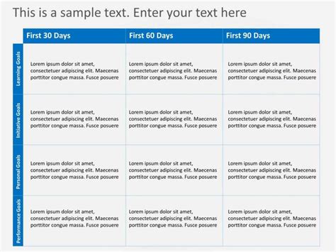 Free 30-60-90 Day Plan Template Word