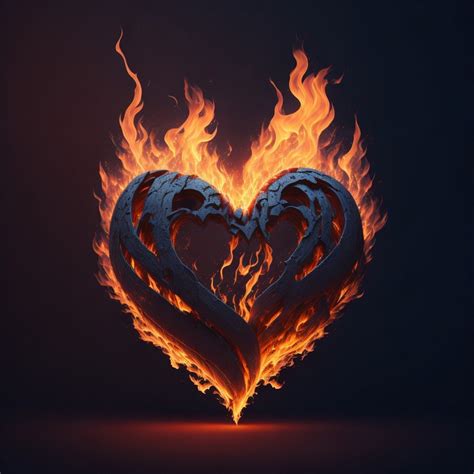 Download Heart, Fire, Wallpaper. Royalty-Free Stock Illustration Image ...