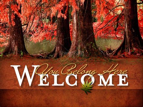 Fall Foliage Sermon PowerPoint Template