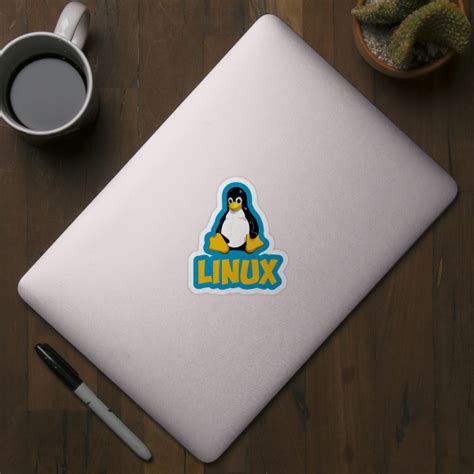 Linux Tux Penguin Logo - Linux Tux - Sticker | TeePublic