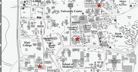 Ucsd Campus Map Printable View