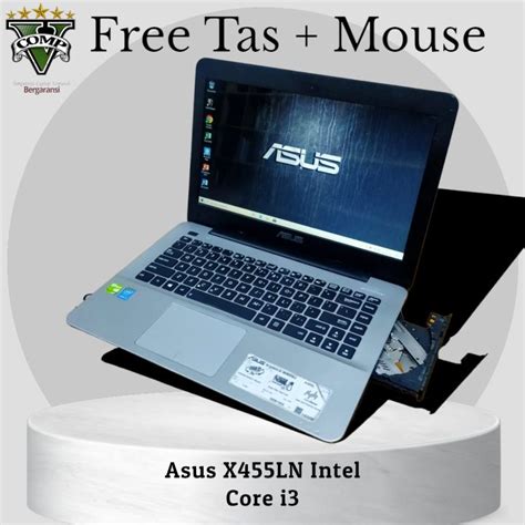 Laptop Asus X455LN, Core i3-4030U, SSD 256gb, Nvidia GeForce 820M, Ram ...