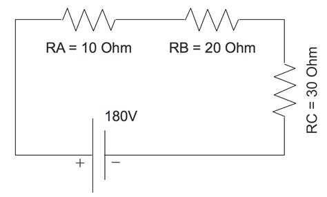 Circuitos en serie | APLICACIÓN DE LA LEY DE OHM