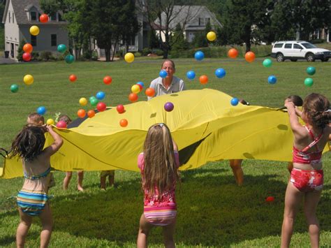 Kids know how to relax and have fun. | Parachute games, Learning ...