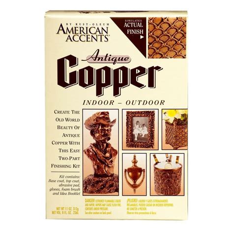 Rust-Oleum American Accents 2-Part Antique Copper Finish Decorative Kit (3-Pack)-202732 - The ...