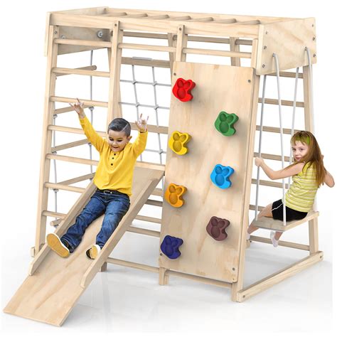 Buy Indoor Jungle Gym, Toddler Climbing Toys Indoor, Indoor Playground ...