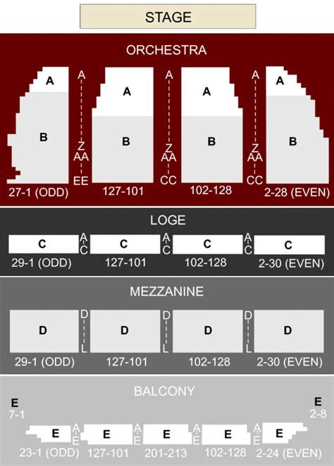 Orpheum Theatre, San Francisco, CA - Seating Chart & Stage - San ...