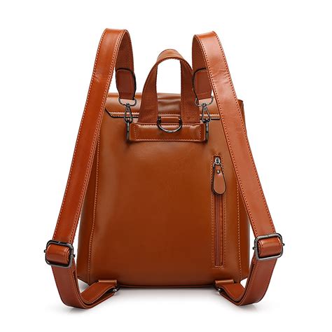 Leather School Bag - All Fashion Bags